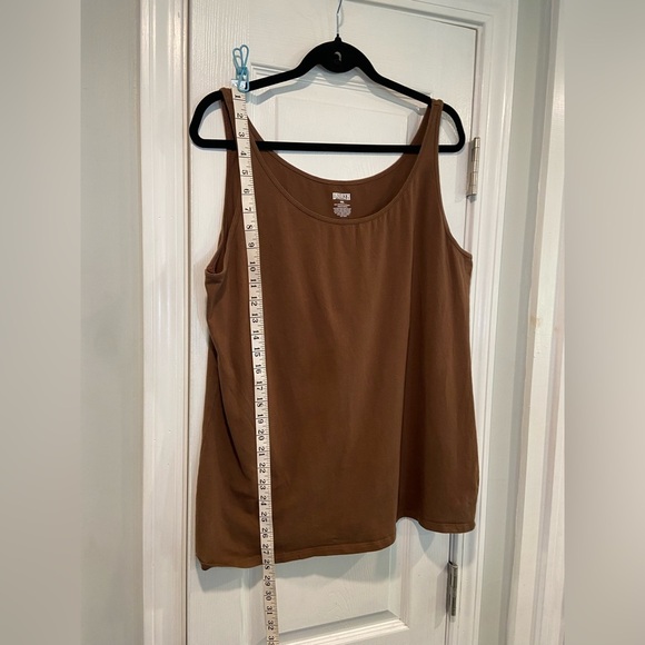 Duluth Size XXL Brown Cotton Stretch Pullover Scoop Neck Tank Top - Picture 5 of 8